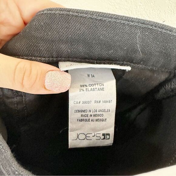 Joes Runaway Luna Black Denim Jeans Stretch Bootcut New - Picture 8 of 9